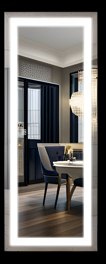 Espejo Led 120x50 Cm Rectangular Touch Envia Espejos