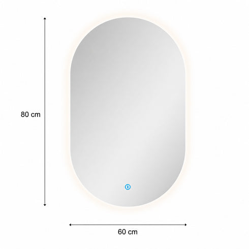 Capsula 80x60 cm LED