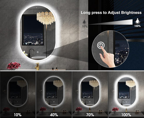 Capsula 75x55 cm LED