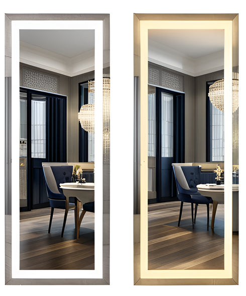 Espejo Led 120x50 Cm Rectangular Touch Envia Espejos