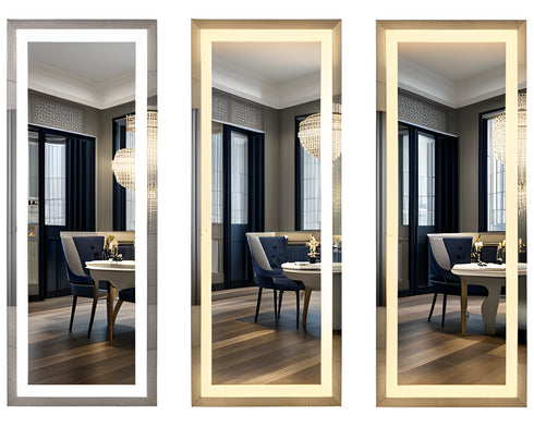 Espejo Led 120x50 Cm Rectangular Touch Envia Espejos