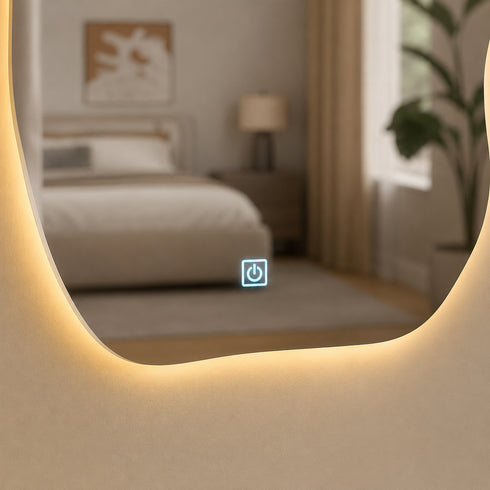Espejo LED Touch 3 tonos amorfo 70x50 Envia Espejos