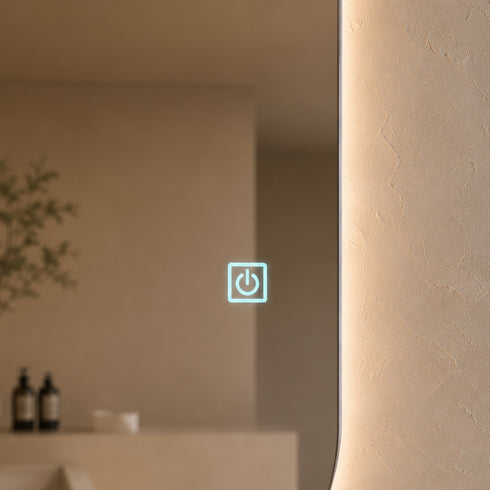 Espejo LED Touch 3 tonos capsula 120x50 Envia Espejos