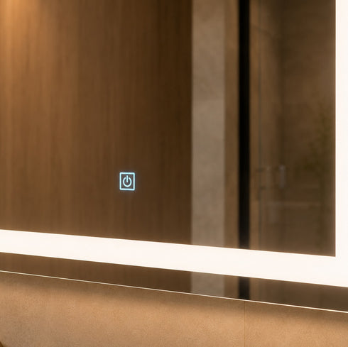 Espejo LED Touch 3 tonos Rectangular 100x60 Envia Espejos