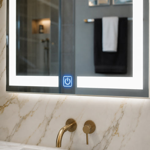 Espejo LED Touch 3 tonos Rectangular 80x60 Envia Espejos