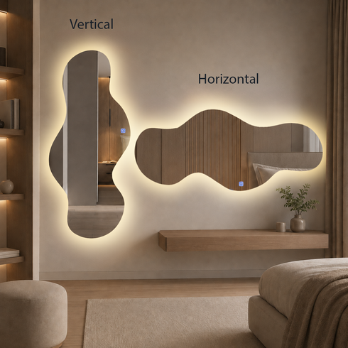 Espejo LED Touch 3 tonos Burbuja 110x50 Envia Espejos