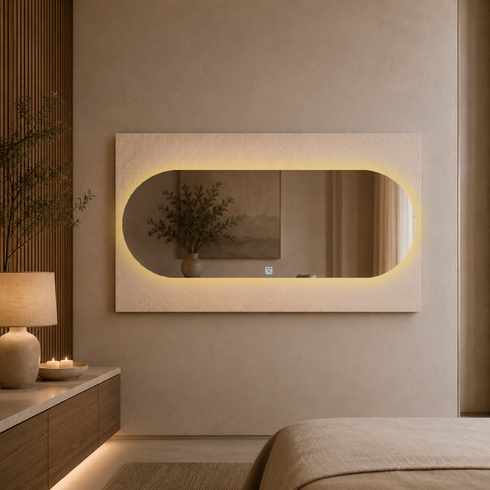 Espejo LED Touch 3 tonos capsula 120x50 Envia Espejos