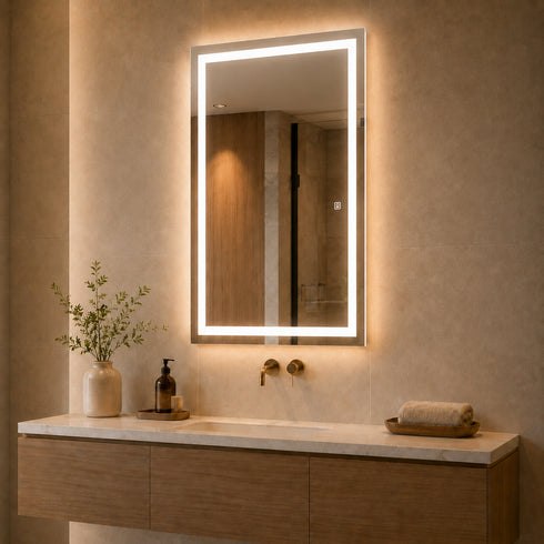 Espejo LED Touch 3 tonos Rectangular 100x60 Envia Espejos