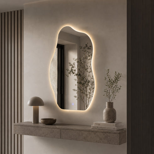 Espejo LED Touch 3 tonos amorfo 70x50 Envia Espejos
