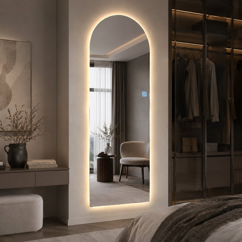 Espejo LED Touch 3 tonos Arco 120x50 Envia Espejos