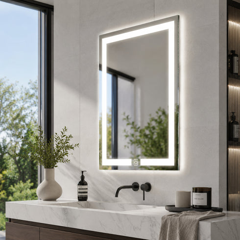 Espejo LED Touch 3 tonos Rectangular 80x60 Envia Espejos