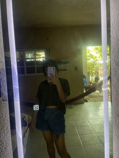 Espejo Led 120x50 Cm Rectangular Touch Envia Espejos