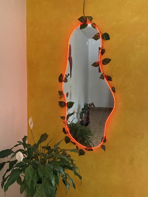 Espejo Led 100x50 Cm Asimetrico Touch Envia Espejos