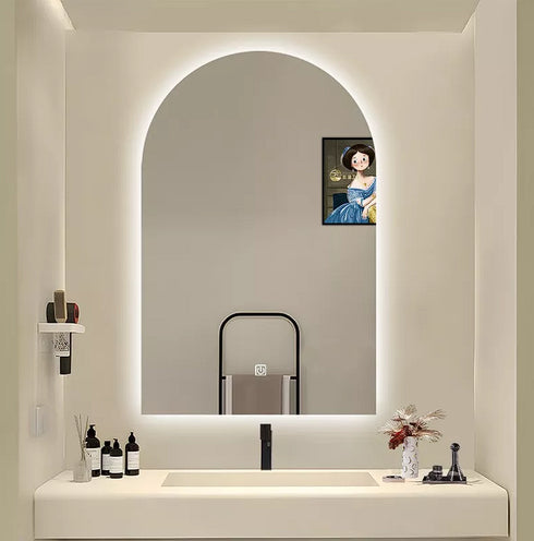 Espejo LED Touch 3 tonos arco 70x50 Envia Espejos sin esmerilado