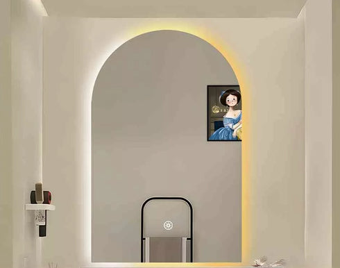 Espejo LED Touch 3 tonos arco 70x50 Envia Espejos sin esmerilado