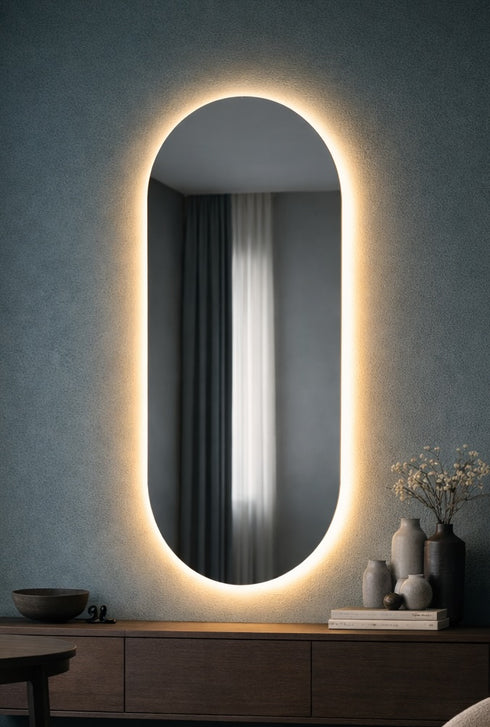 Espejo LED Touch 3 tonos capsula 120x50 Envia Espejos