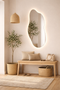 Espejo LED Touch 3 tonos Irregular 70x50 Envia Espejos