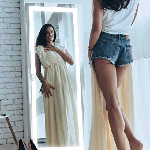 Espejo Led 120x50 Cm Rectangular Touch Envia Espejos