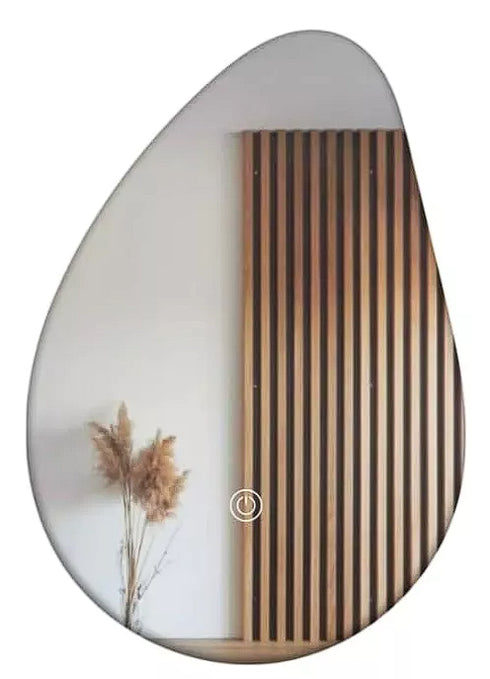Espejo Led 70x50 Cm Gota Touch Envia Espejos