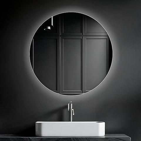 Espejo Led 60 Cm Redondo S/m Circulo Touch Envia Espejos