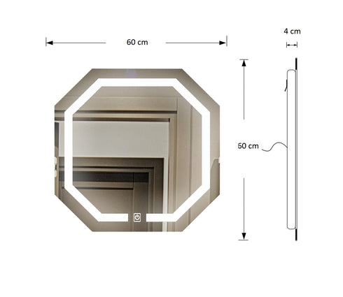 Octagono 60x60 cm LED